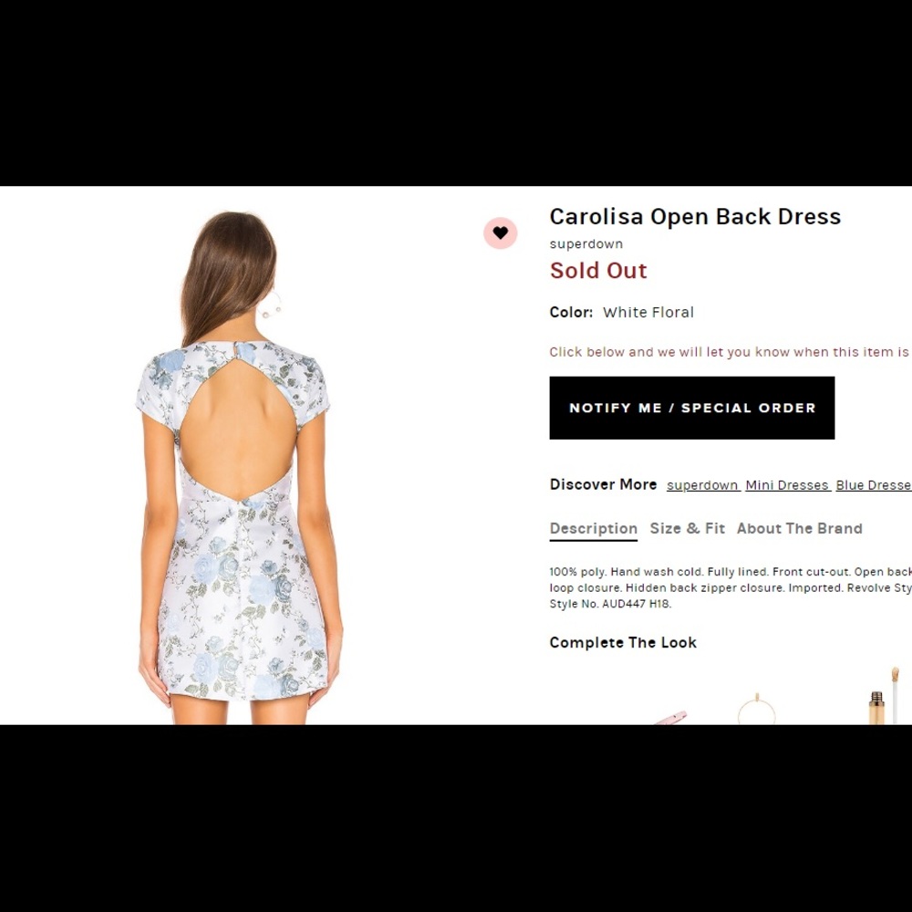 Superdown Floral Mini dress